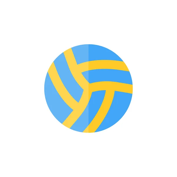 Volleyball Icon Vector Illustration Flat Style Any Purpose — Stock Vector