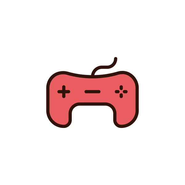 Gamepad Ikon Vektor Illustration Fylld Stil För Alla Ändamål — Stock vektor