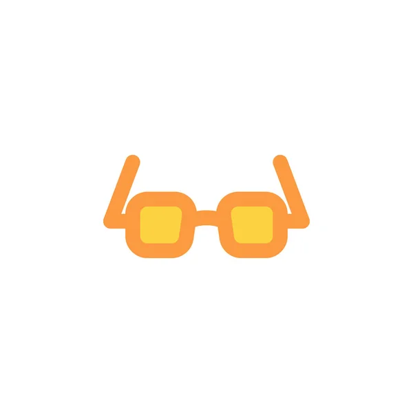 Ikona Vektorové Ilustrace Brýlí Plněném Stylu Pro Jakýkoli Účel — Stockový vektor
