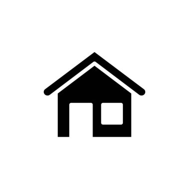 Ev Simgesi Vektör İllüstrasyon Logo Şablonu