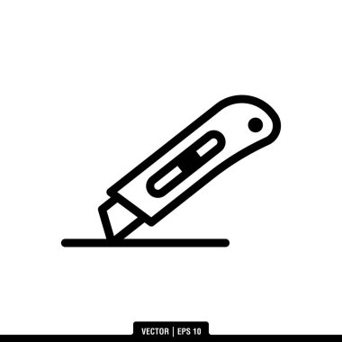 En iyi Cutter simge vektörü, modada logo şablonu. Pek çok amaca uygun..