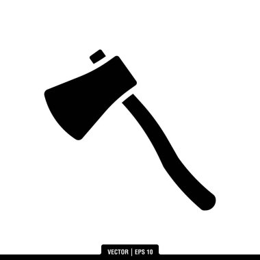 En iyi Double Axe simge vektörü, illüstrasyon logo şablonu modada. Pek çok amaca uygun..