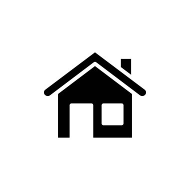 Ev Simgesi Vektör İllüstrasyon Logo Şablonu