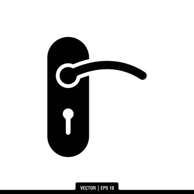 Kapı Sapı simge vektörünün en iyisi, illüstrasyon logo şablonu modada. Pek çok amaca uygun..