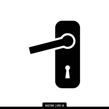 Kapı Sapı simge vektörünün en iyisi, illüstrasyon logo şablonu modada. Pek çok amaca uygun..