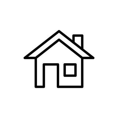 Ev Simgesi Vektör İllüstrasyon Logo Şablonu