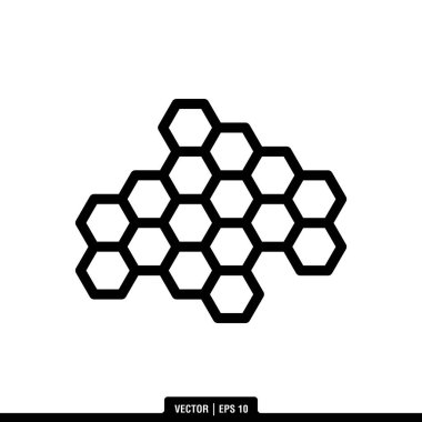 En iyi Bal Tarağı simgesi vektörü, illüstrasyon logo şablonu modada. Pek çok amaca uygun..