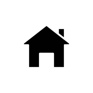 Ev Simgesi Vektör İllüstrasyon Logo Şablonu