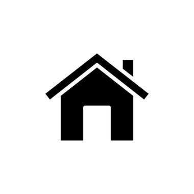 Ev Simgesi Vektör İllüstrasyon Logo Şablonu