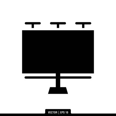 En iyi Billboard simge vektörü, son moda logo şablonu. Pek çok amaca uygun..