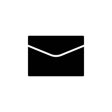 Zarf Simgesi Vektör İllüstrasyon Logo Şablonu