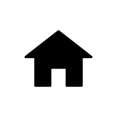 Ev Simgesi Vektör İllüstrasyon Logo Şablonu