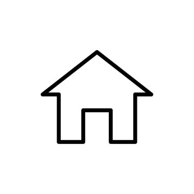 Ev Simgesi Vektör İllüstrasyon Logo Şablonu