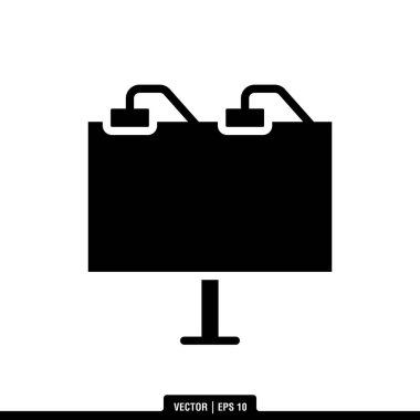 En iyi Billboard simge vektörü, son moda logo şablonu. Pek çok amaca uygun..