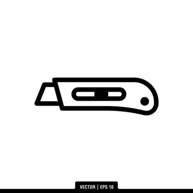 En iyi Cutter simge vektörü, modada logo şablonu. Pek çok amaca uygun..