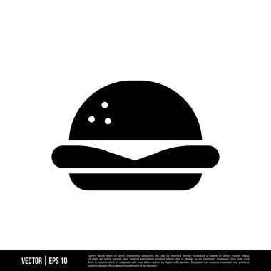 En iyi Burger simge vektörü, son moda logo şablonu. Pek çok amaca uygun..