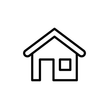 Ev Simgesi Vektör İllüstrasyon Logo Şablonu