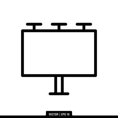 En iyi Billboard simge vektörü, son moda logo şablonu. Pek çok amaca uygun..