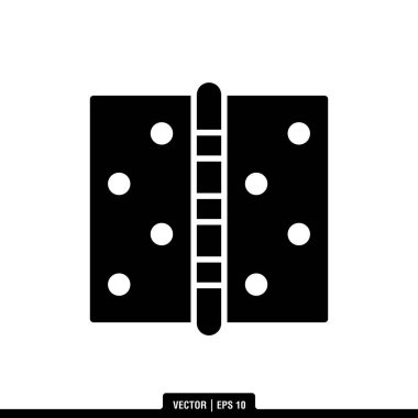 Kapı menteşesi simge vektörünün en iyisi, illüstrasyon logo şablonu modada. Pek çok amaca uygun..