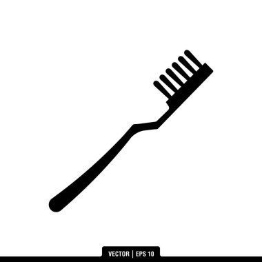 En iyi diş fırçası ikonu vektörü, illüstrasyon logo şablonu modaya uygun. Birçok amaç için kullanılabilir..