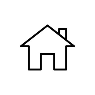 Ev Simgesi Vektör İllüstrasyon Logo Şablonu