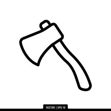 En iyi Double Axe simge vektörü, illüstrasyon logo şablonu modada. Pek çok amaca uygun..