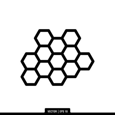 En iyi Bal Tarağı simgesi vektörü, illüstrasyon logo şablonu modada. Pek çok amaca uygun..