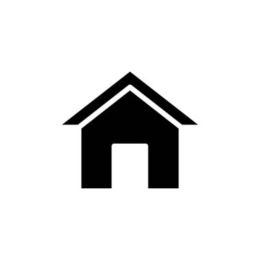 Ev Simgesi Vektör İllüstrasyon Logo Şablonu