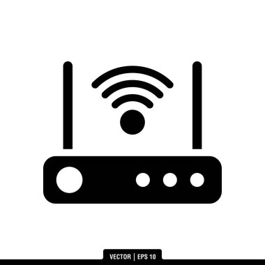 Yönlendirici Simgesi Vektör İllüstrasyon Logo Şablonu