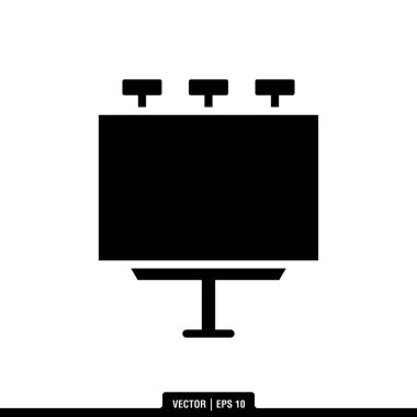 En iyi Billboard simge vektörü, son moda logo şablonu. Pek çok amaca uygun..