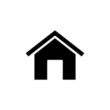 Ev Simgesi Vektör İllüstrasyon Logo Şablonu