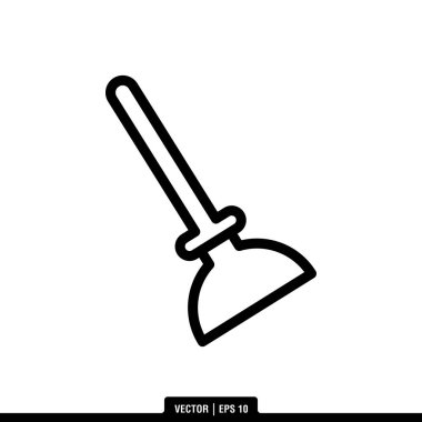 En iyi Tuvalet Pompası ikonu vektörü, illüstrasyon logo şablonu modaya uygun. Pek çok amaca uygun..