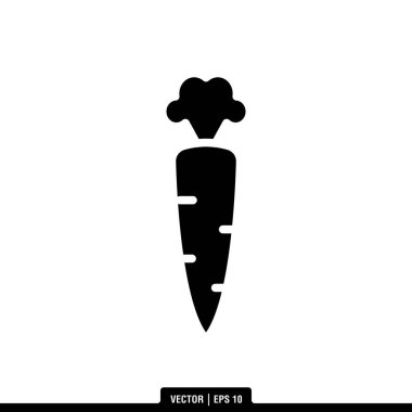 En iyi Havuç simgesi vektörü, illüstrasyon logosu modaya uygun. Pek çok amaca uygun..