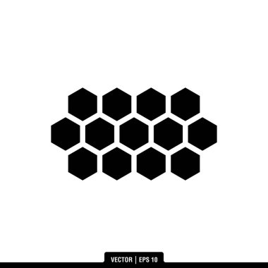 En iyi Bal Tarağı simgesi vektörü, illüstrasyon logo şablonu modada. Pek çok amaca uygun..