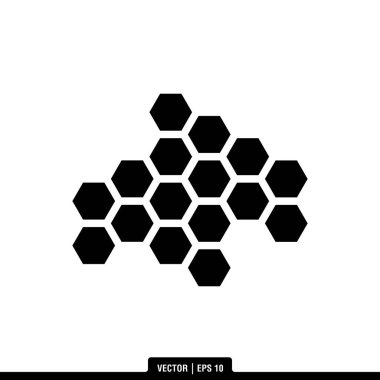 En iyi Bal Tarağı simgesi vektörü, illüstrasyon logo şablonu modada. Pek çok amaca uygun..