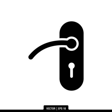 Kapı Sapı simge vektörünün en iyisi, illüstrasyon logo şablonu modada. Pek çok amaca uygun..