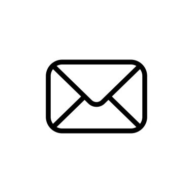 Zarf Simgesi Vektör İllüstrasyon Logo Şablonu