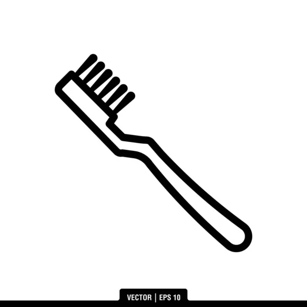 Beste Tandenborstel Icoon Vector Illustratie Logo Template Trendy Stijl Kan — Stockvector