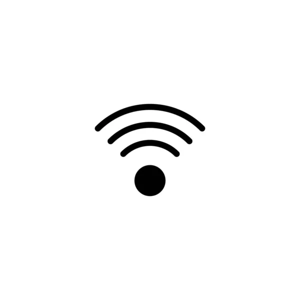 Wifi信号アイコンベクトルイラストロゴテンプレート — ストックベクタ