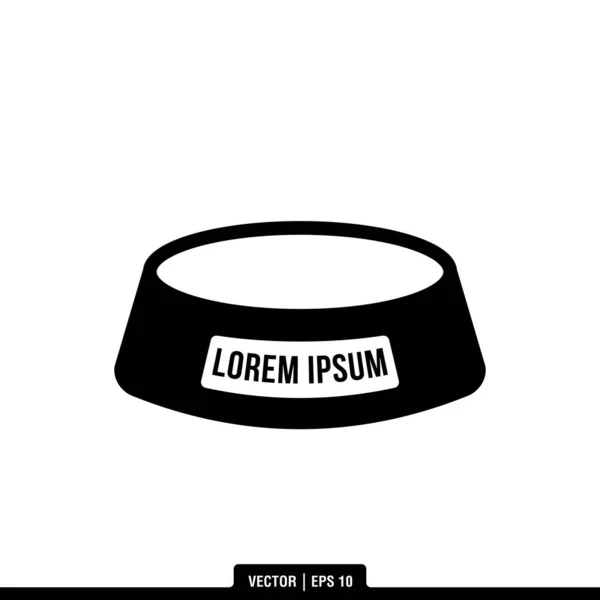 En iyi Pet Food Bowl ikon vektörü, son moda logo şablonu. Pek çok amaca uygun..