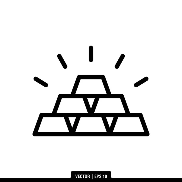 Meilleur Vecteur Icône Barre Modèle Logo Illustration Dans Style Mode — Image vectorielle