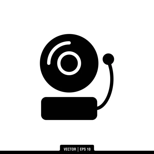 Okul Çanı Simgesi Vektör İllüstrasyon Logo Şablonu