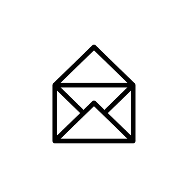 Zarf Simgesi Vektör İllüstrasyon Logo Şablonu