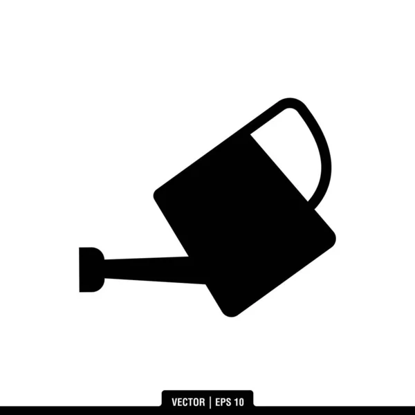 Mejor Vector Icono Watering Can Plantilla Logotipo Ilustración Estilo Moda — Archivo Imágenes Vectoriales