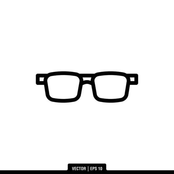 Šablona Loga Pro Vektorové Ilustrace Ikon Brýlí — Stockový vektor