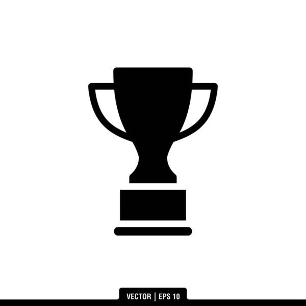 Šablona Symbolu Vektoru Ikon Trofeje Royalty Free Stock Vektory