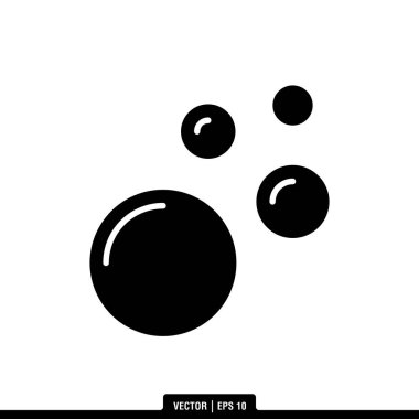 Sabun gevezelikleri beyaz arkaplanda izole edilmiş ikonlar, vektör illüstrasyonu