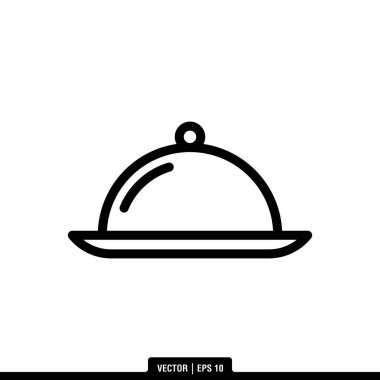 Moda tarzında en iyi Cloche simge vektörü, illüstrasyon logo şablonu. Pek çok amaca uygun..