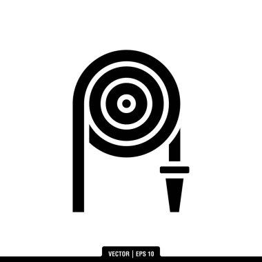 En iyi itfaiye hortumu ikonu vektörü, illüstrasyon logosu modaya uygun. Pek çok amaca uygun..