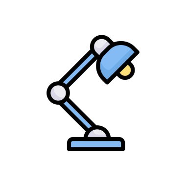 lamba renkli simge renk arkaplanı üzerinde izole, basit vektör illüstrasyonu